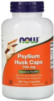 NOW NOW Psyllium Husk 700 Mg + Pectin, 180 капс. 